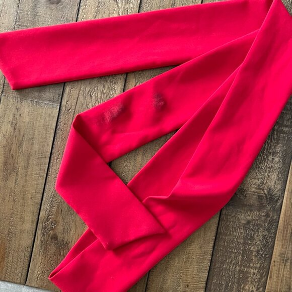 Charles Henry Red Ruffle Tiered Wrap Dress Small - Picture 7 of 7